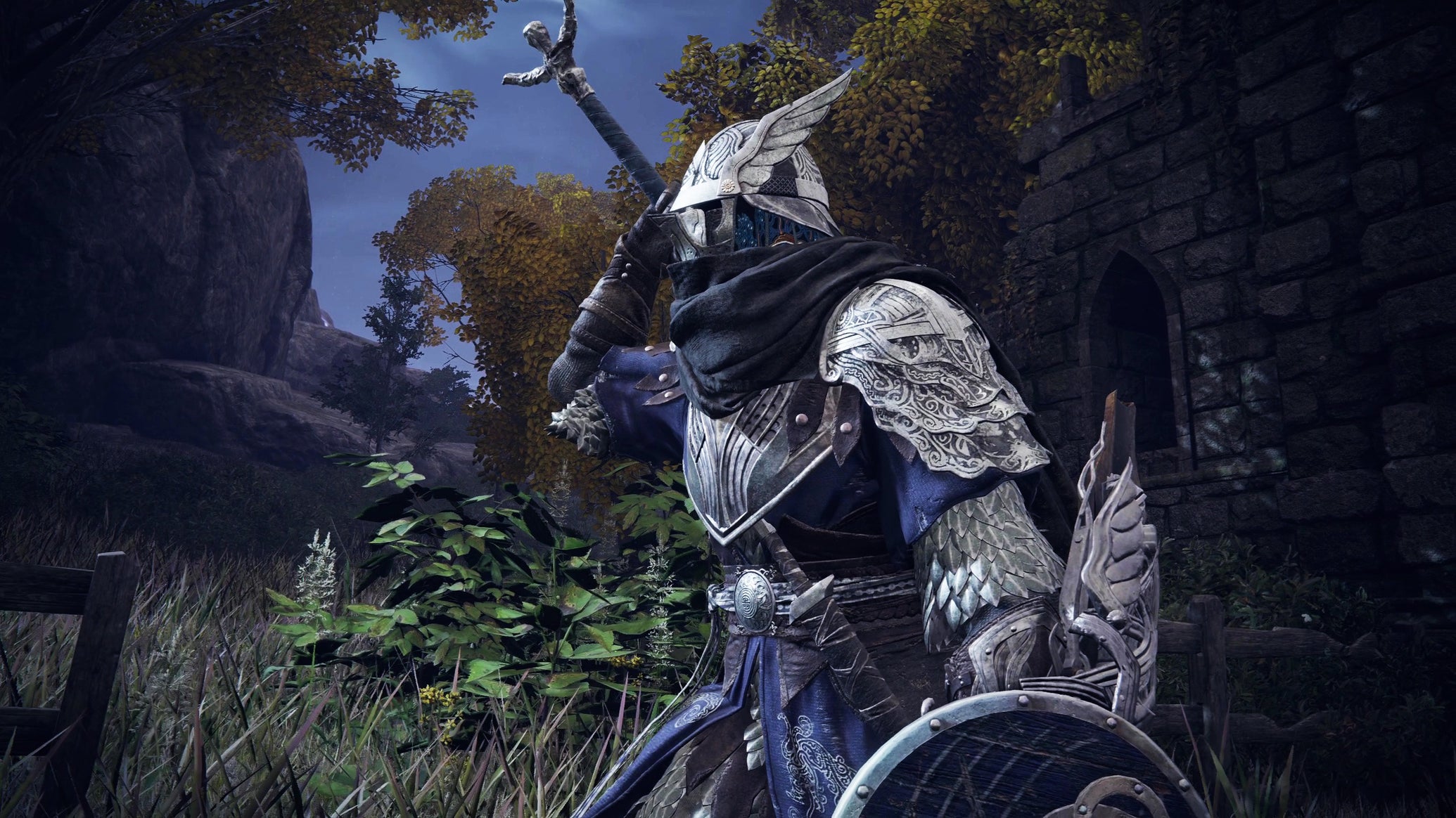 Wylder grabbing the hilt of his sword in Elden Ring: Nightreign. - 1