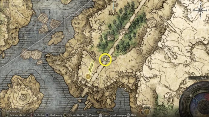 elden ring north liurnia nights cavalry map location
