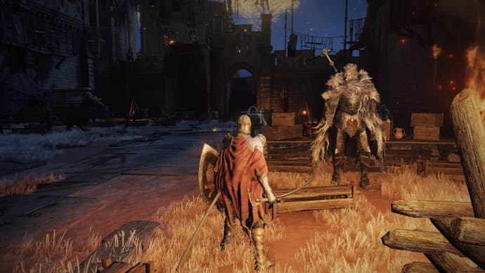 Elden Ring screenshot of the NPC Blaidd