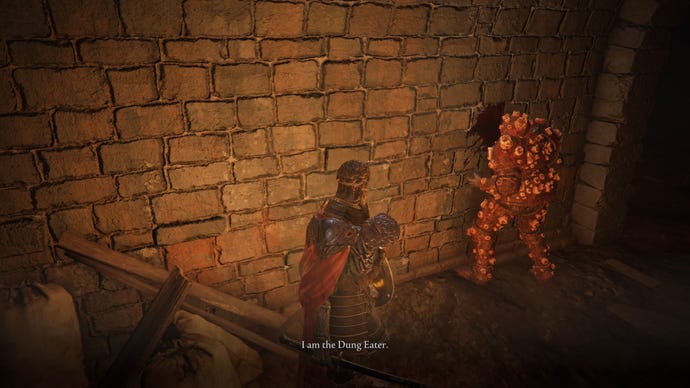 Elden Ring screenshot of the NPC Dung Eater