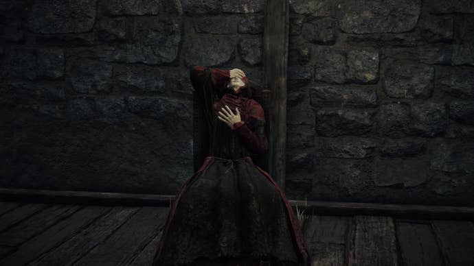 Elden Ring screenshot of the NPC Gowry