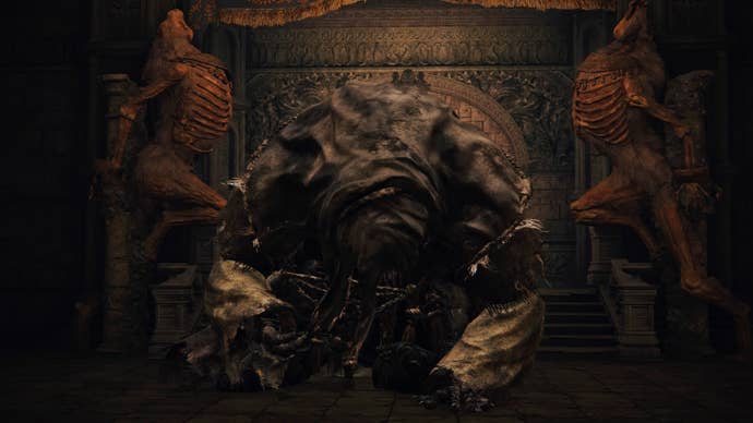 Elden Ring screenshot of the NPC Gurranq