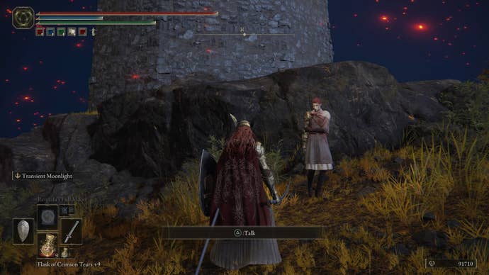 Elden Ring screenshot of the NPC Millicent
