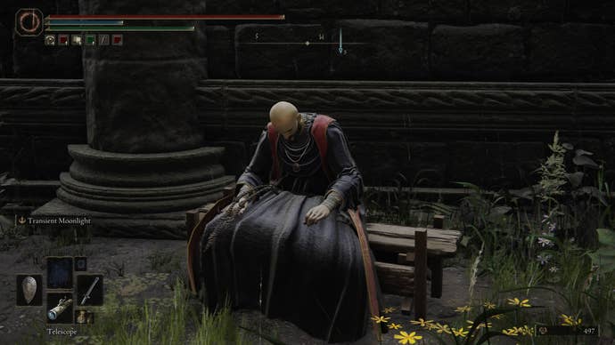 Elden Ring screenshot of the NPC Thops