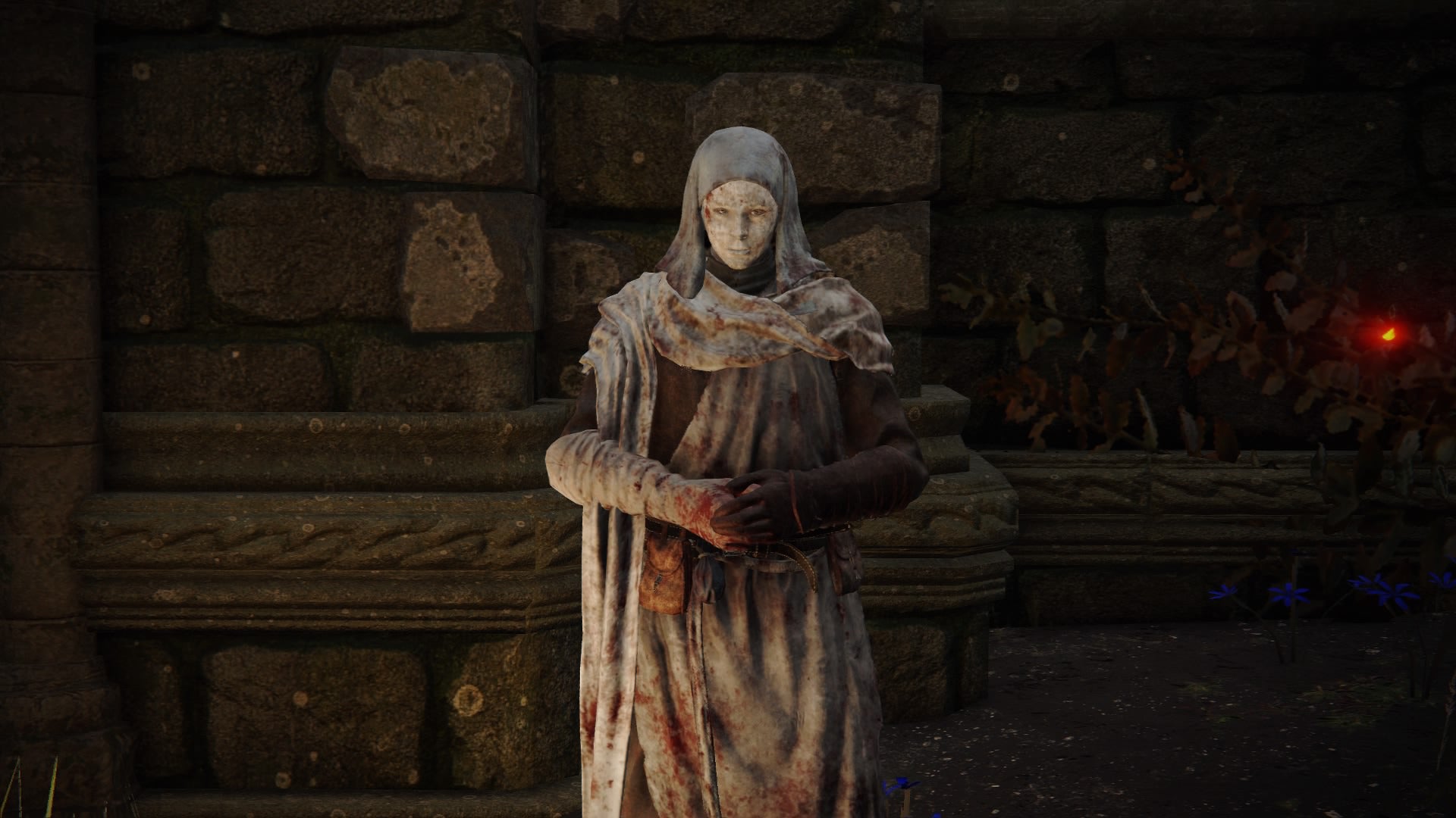 Elden Ring screenshot of the NPC White Mask Varre - 3