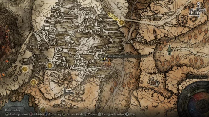 elden ring old altus tunnel map location