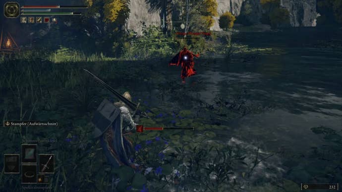 elden ring player facing Nerijus NPC