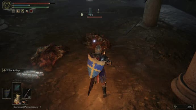 Elden Ring player facing blob enemies in the Wyndham Catacombs