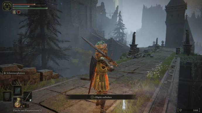 elden ring player facing caria manor building to left