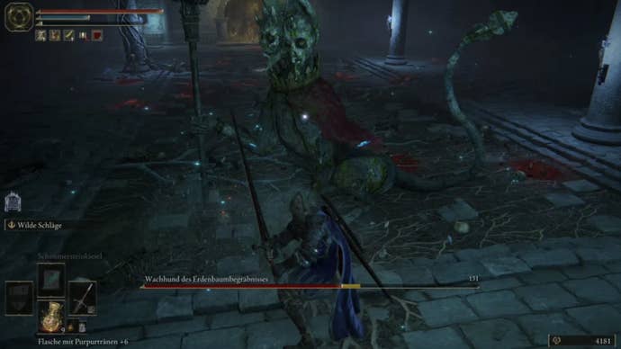 elden ring player facing cliffbottom catacombs watchdog