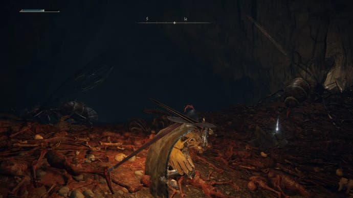 elden ring player sneaking past ainsel river main big ants