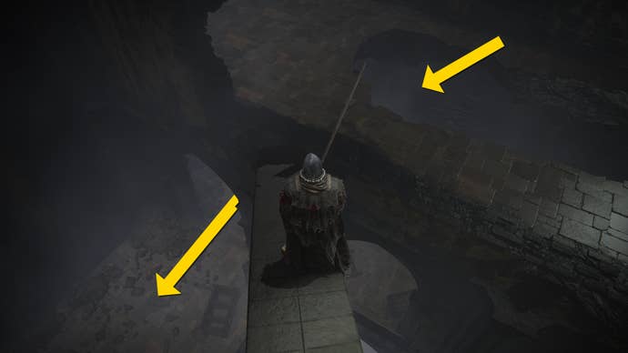 The player in Elden Ring: Shadow Of The Erdtree follows a path through the Church District of Shadow Keep to reach the Prayer Room.