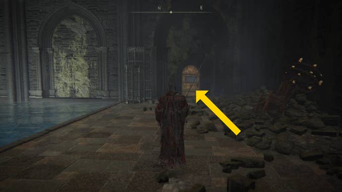 The player in Elden Ring: Shadow Of The Erdtree follows a path through the Church District of Shadow Keep to reach the Prayer Room.