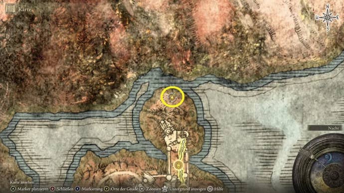 elden ring redmane castle teleporter map location