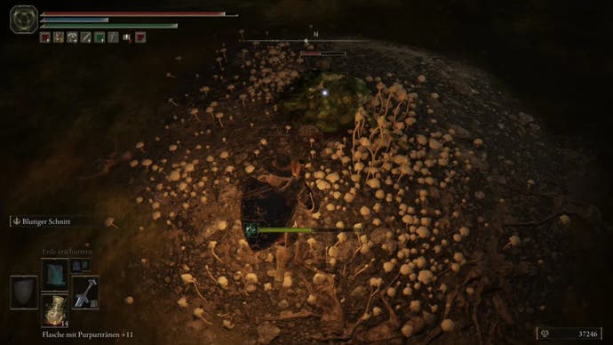 elden ring seethewater cave blob enemy on the ground