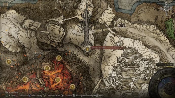 elden ring seethewater cave map location