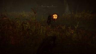 The Tarnished sneaking past a Wormface in the Abyssal Woods in Elden Ring Shadow of the Erdtree.