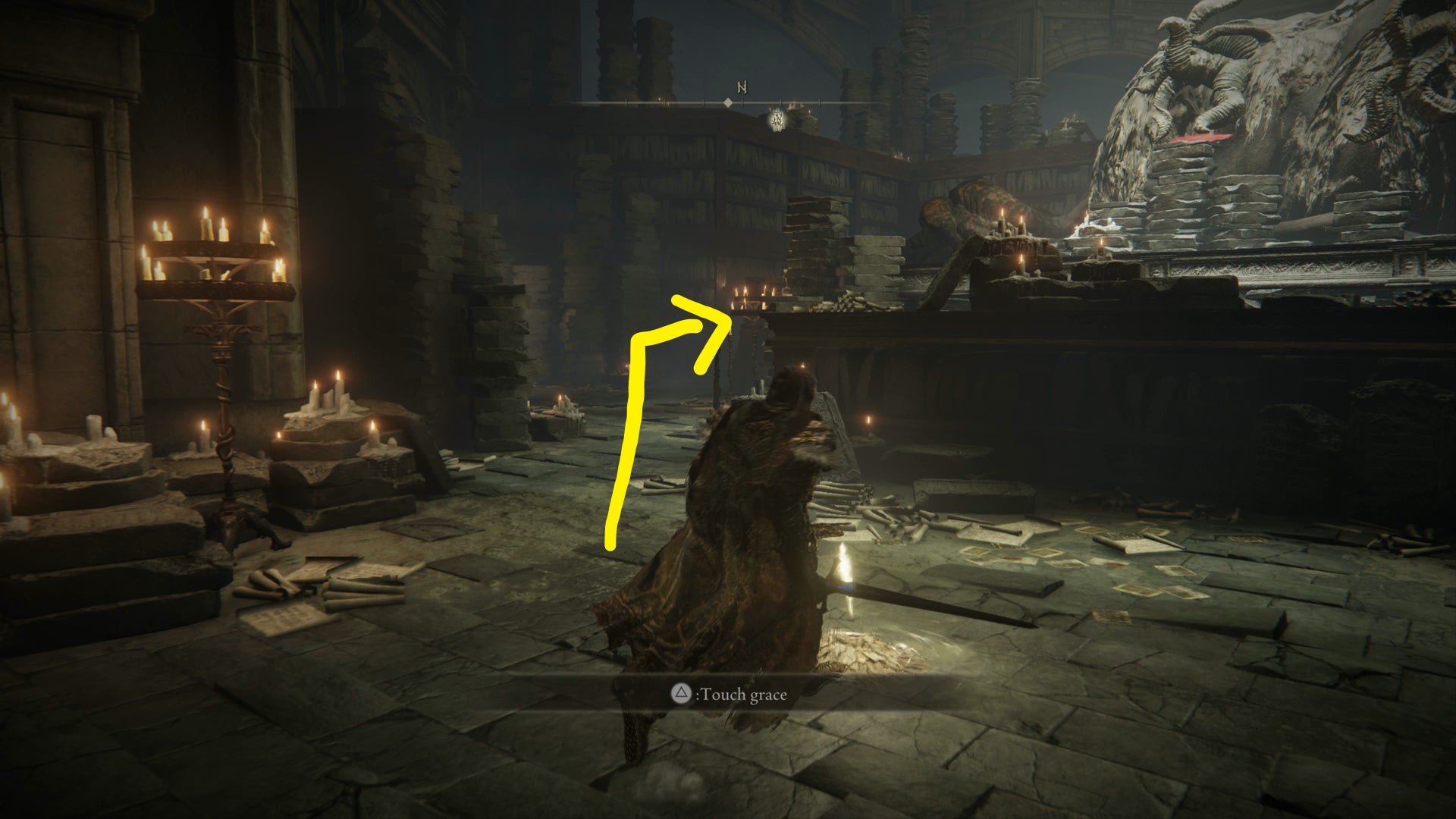 The Tarnished walking through the Specimen Storehouse in Elden Ring Shadow of the Erdtree. - 6