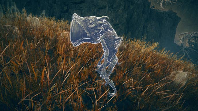 A close-up of the Bigmouth Imp Spirit Ash in Elden Ring: Shadow Of The Erdtree.