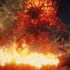 A giant fire brazier boss in the Shadow Of The Erdtree trailer.