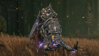 Commander Gaius rides atop his boar in Elden Ring Shadow of the Erdtree