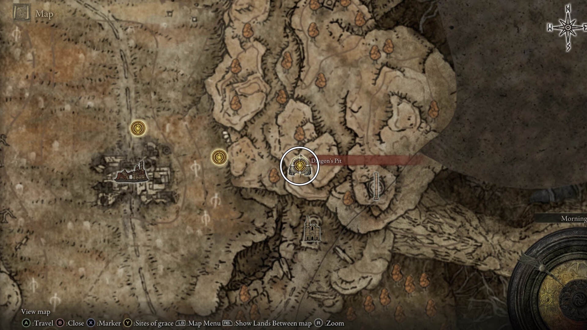 elden ring shadow of the erdtree dragon hunter&rsquo;s katana map location
