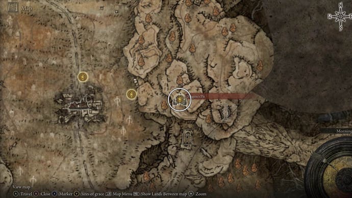elden ring shadow of the erdtree dragon hunter's katana map location