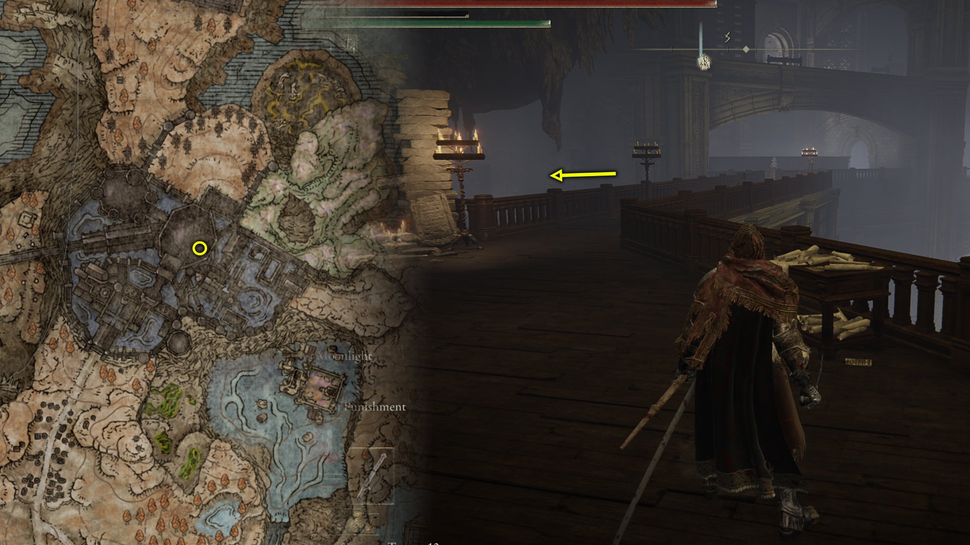 Screenshot of the Dueling Shield map location in Elden Ring: Shadow Of The Erdtree. - 4