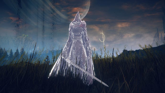 A close-up of the Fire Knight Hilde Spirit Ash in Elden Ring: Shadow Of The Erdtree.