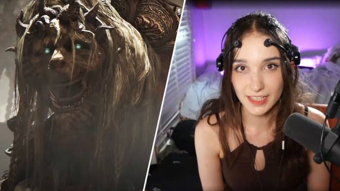 Elden Ring Shadow of the Erdtree’s Divine Beast Dancing Lion and streamer Perrikaryal.