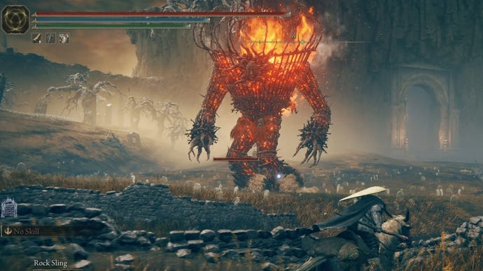 A Furnace Golem in Elden Ring Shadow of the Erdtree