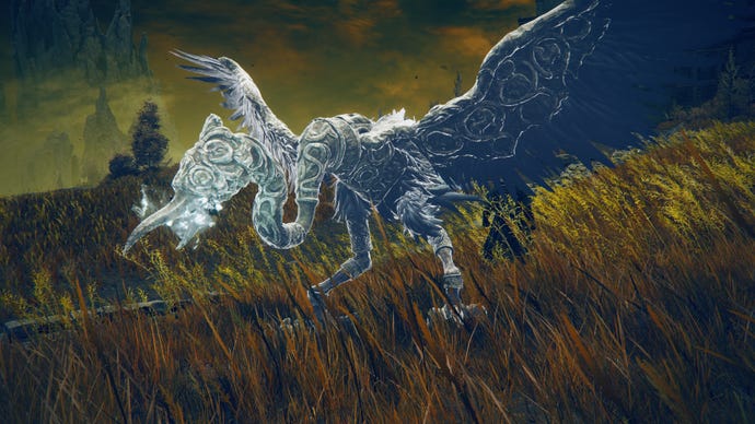 A close-up of the Gravebird Spirit Ash in Elden Ring: Shadow Of The Erdtree.