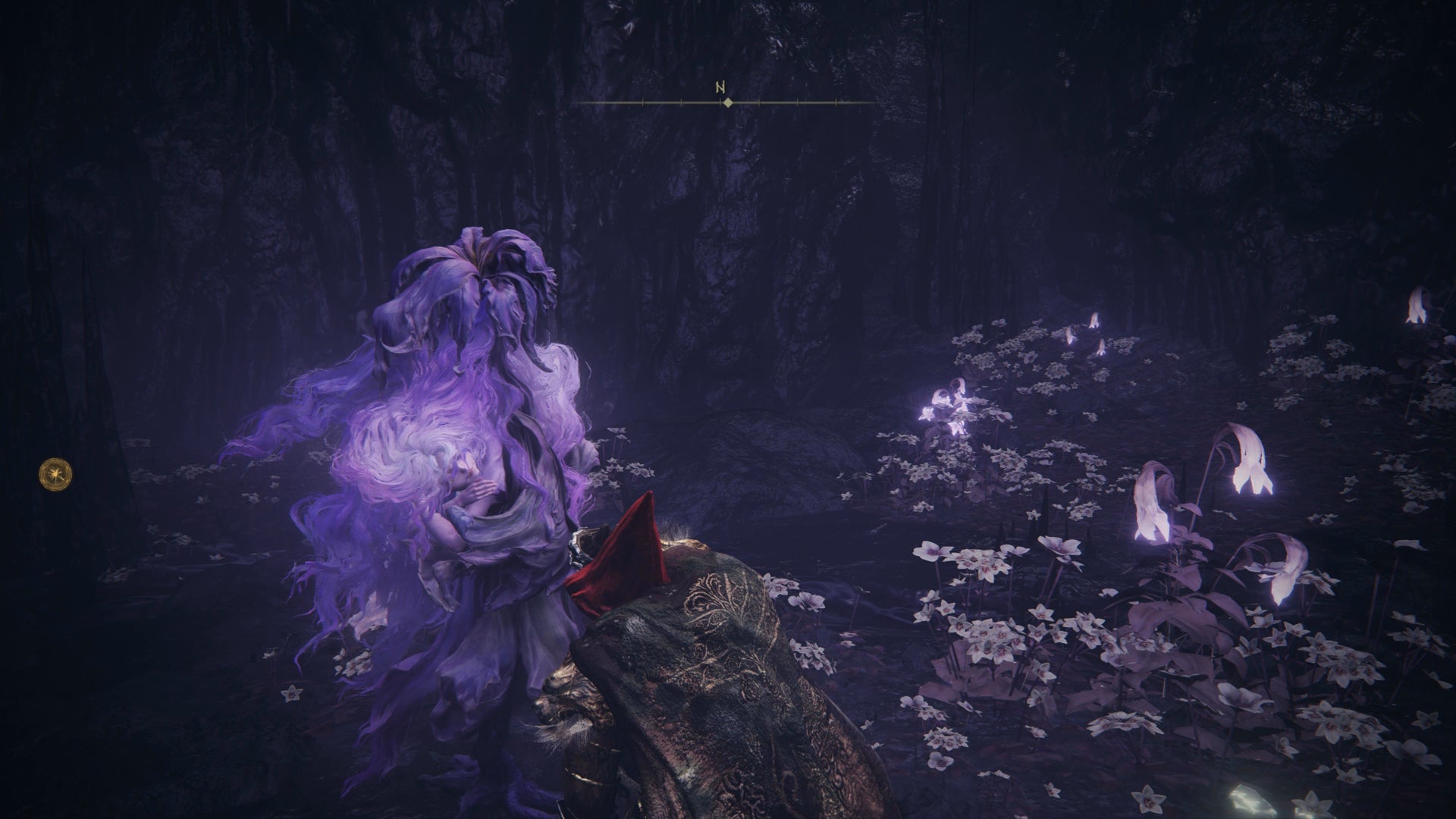 The Tarnished imbibing St Trina's nectar in Elden Ring Shadow of the Erdtree. - 1