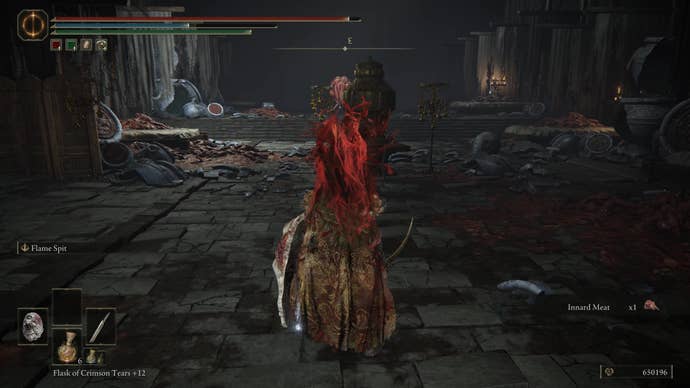 A warrior stands in a room of many living jar monsters on the way to find the Iris of Grace in the Shadow Keep of Elden Ring’s Shadow of the Erdtree DLC.