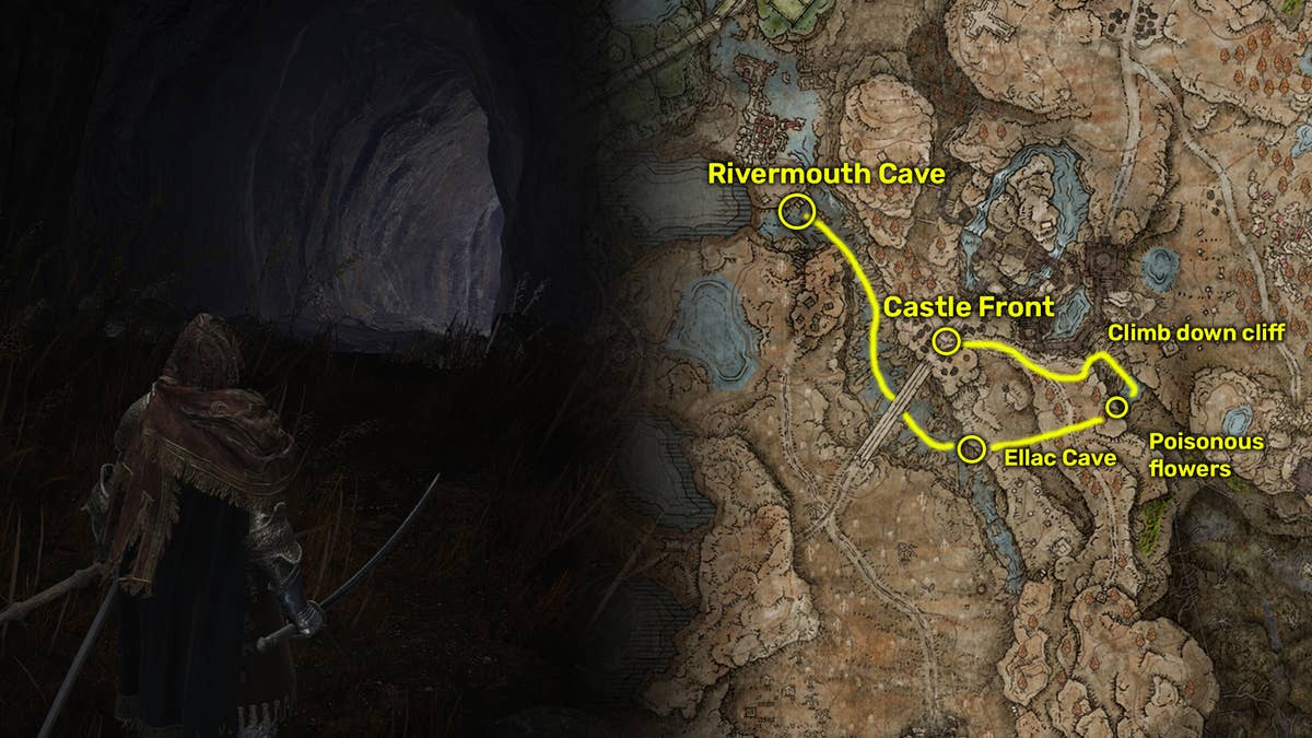 All dungeon locations in Elden Ring Shadow Of The Erdtree | Rock