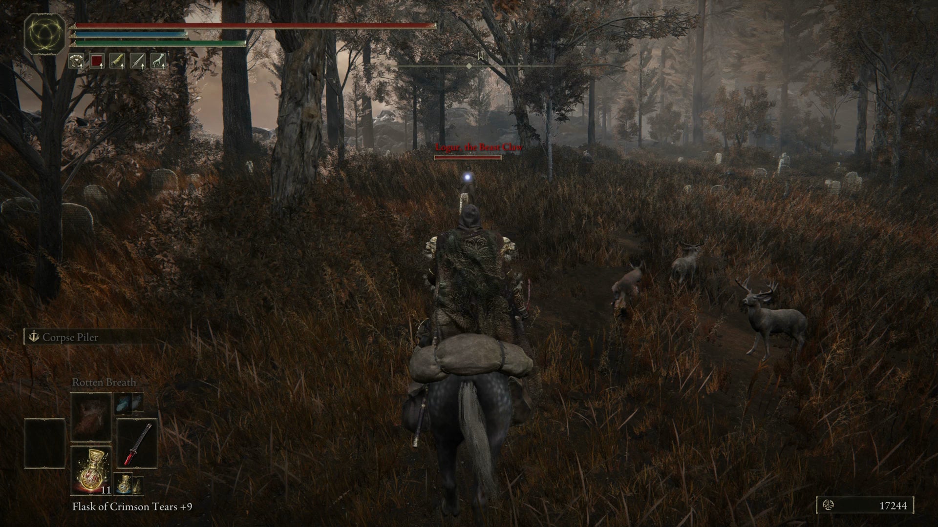 The Tarnished tracking down Logur, Beast Claw in Elden Ring, Shadow of the Erdtree. - 1