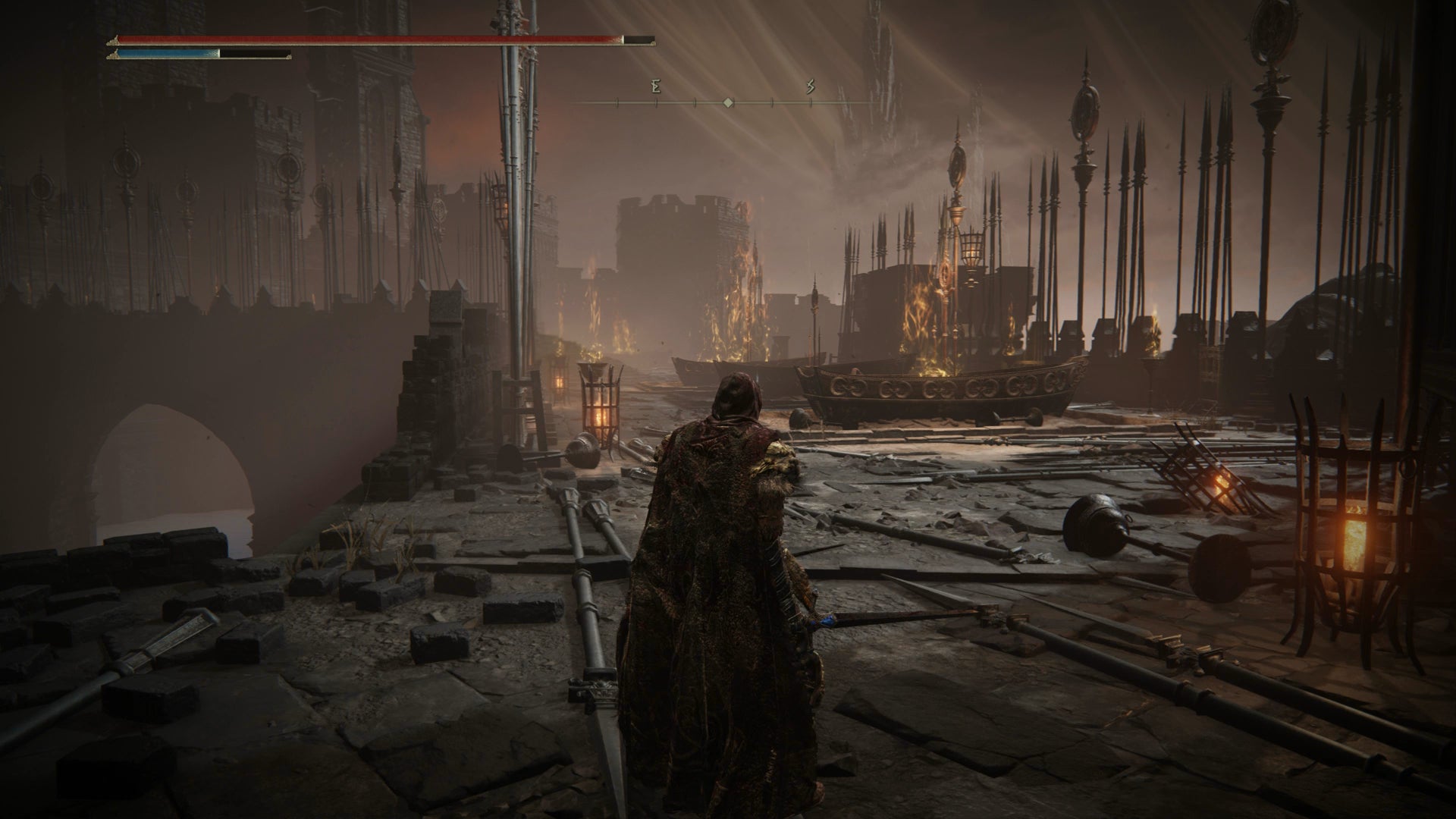 The Tarnished walking through the Black Keep in Elden Ring Shadow of the Erdtree. - 15