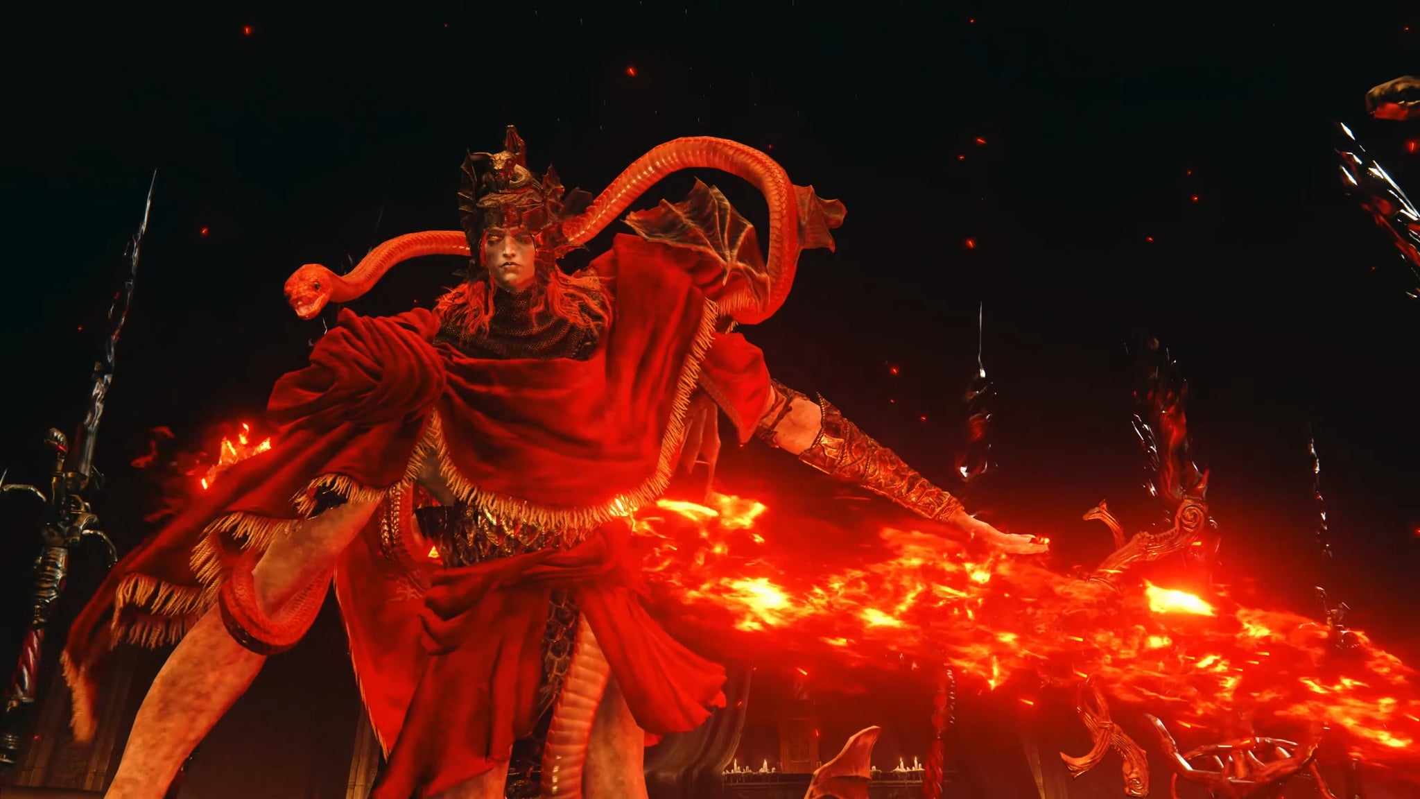 Messmer fights against the Tarnished in the Shadow Of The Erdtree trailer. - 18