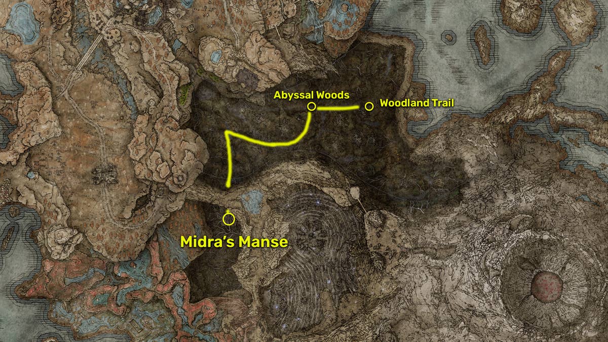 How to get to Abyssal Woods in Shadow of The Erdtree | Rock Paper