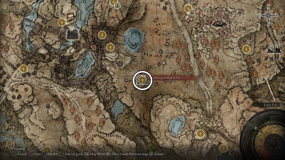 Ruined Forge of Starfall Past walkthrough: Elden Ring Shadow of