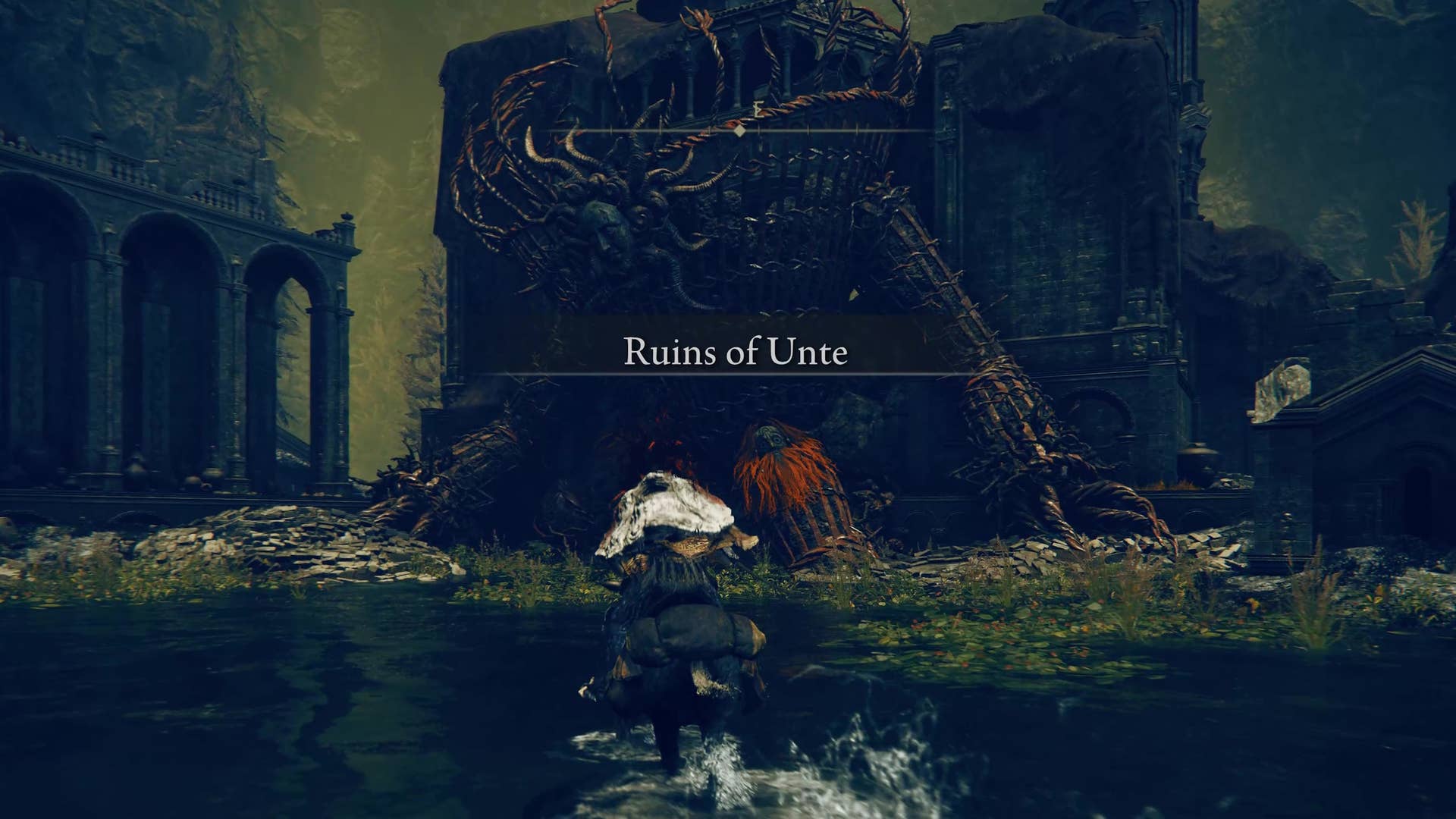How to get inside the Ruins of Unte in Elden Ring Shadow of the Erdtree