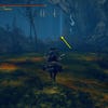 Elden Ring: Shadow Of The Erdtree screenshot of the Tarnished travelling to the Ancient Ruins of Rauh.