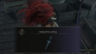 A menu pop-up in Shadow of the Erdtree for an Imbued Sword Key.