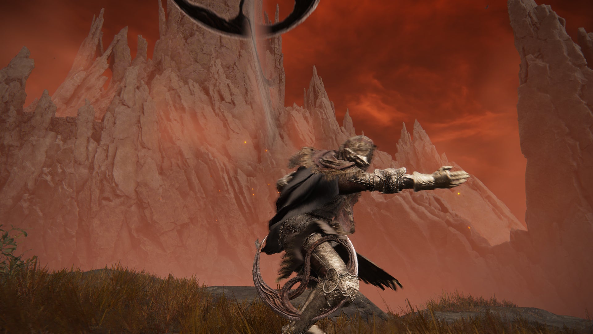 Elden Ring: Shadow of the Erdtree image of the Tarnished wielding the Smithscript Cirque near the Grand Altar of Dragon Communion. - 7