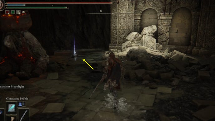 Elden Ring: Shadow of the Erdtree image showing where to find the Smithscript Cirque from within the Forge of Starfall Past.