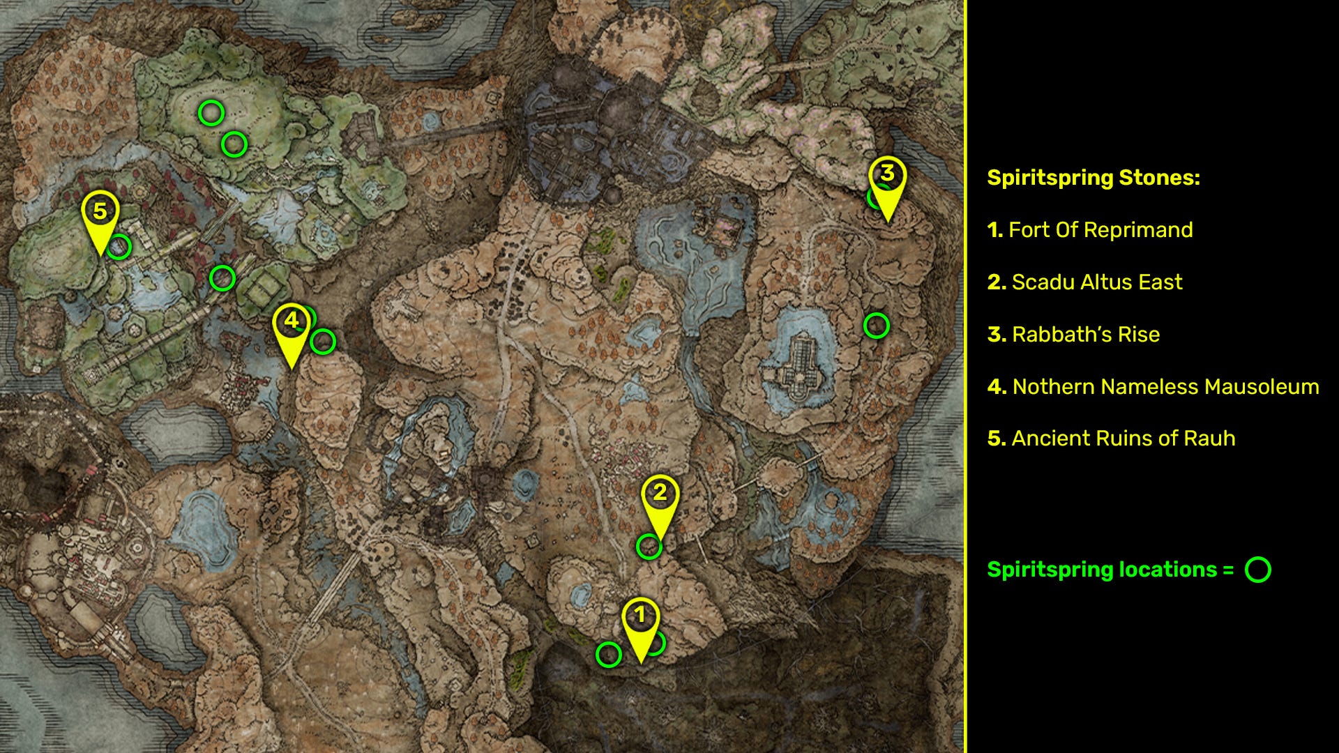 All Spiritspring Stone locations in Shadow Of The Erdtree | Rock