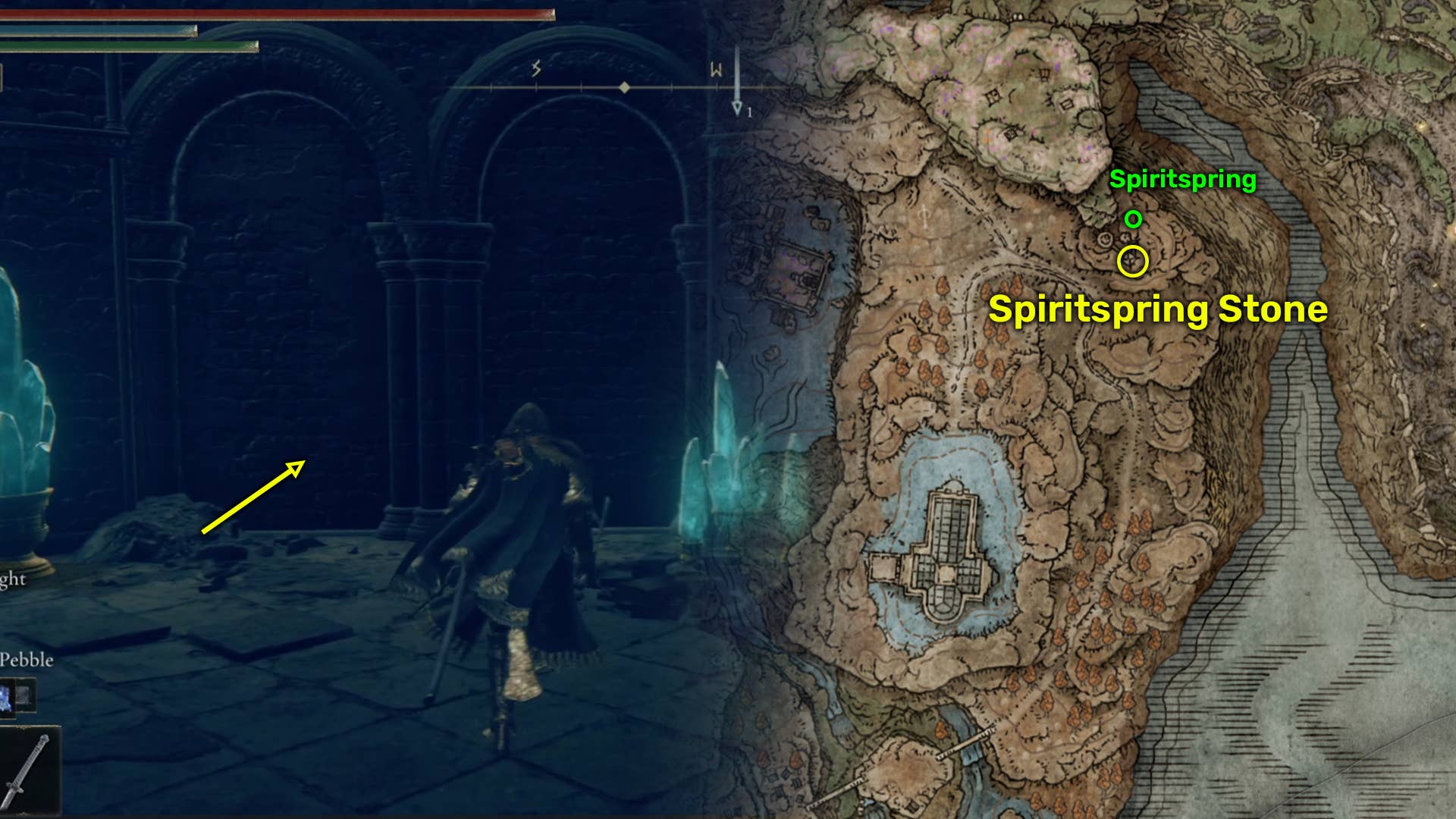 All Spiritspring Stone locations in Shadow Of The Erdtree Rock Paper