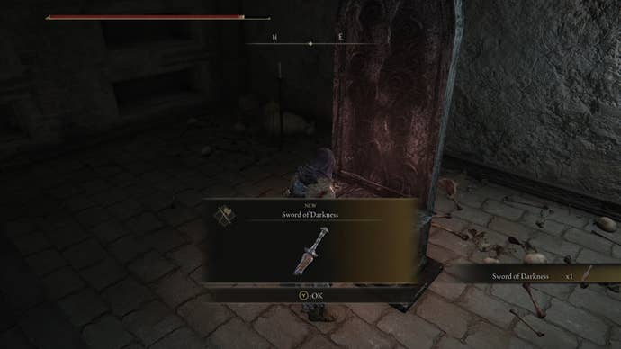 The player in Elden Ring: Shadow Of The Erdtree uses an Altar Of Light And Dark in the Fog Rift Catacombs to transform the Sword Of Light into the Sword Of Darkness.