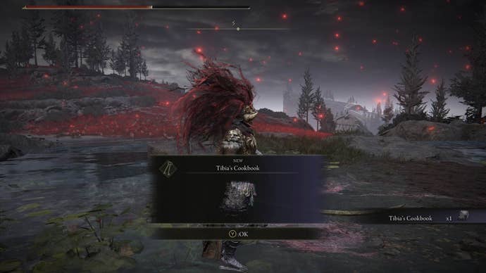 elden ring shadow of the erdtree tibia’s cookbook one location