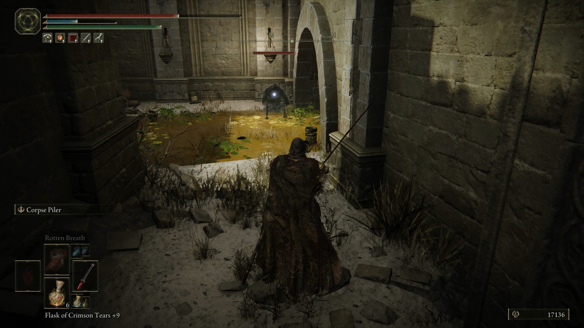 The Tarnished battling a shadow warrior in Elden Ring Shadow of the Erdtree. - 3